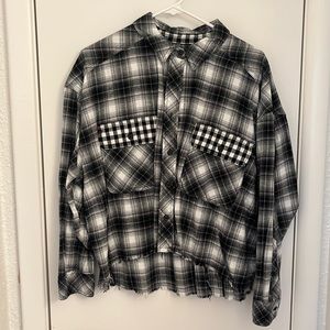 Cropped flannel